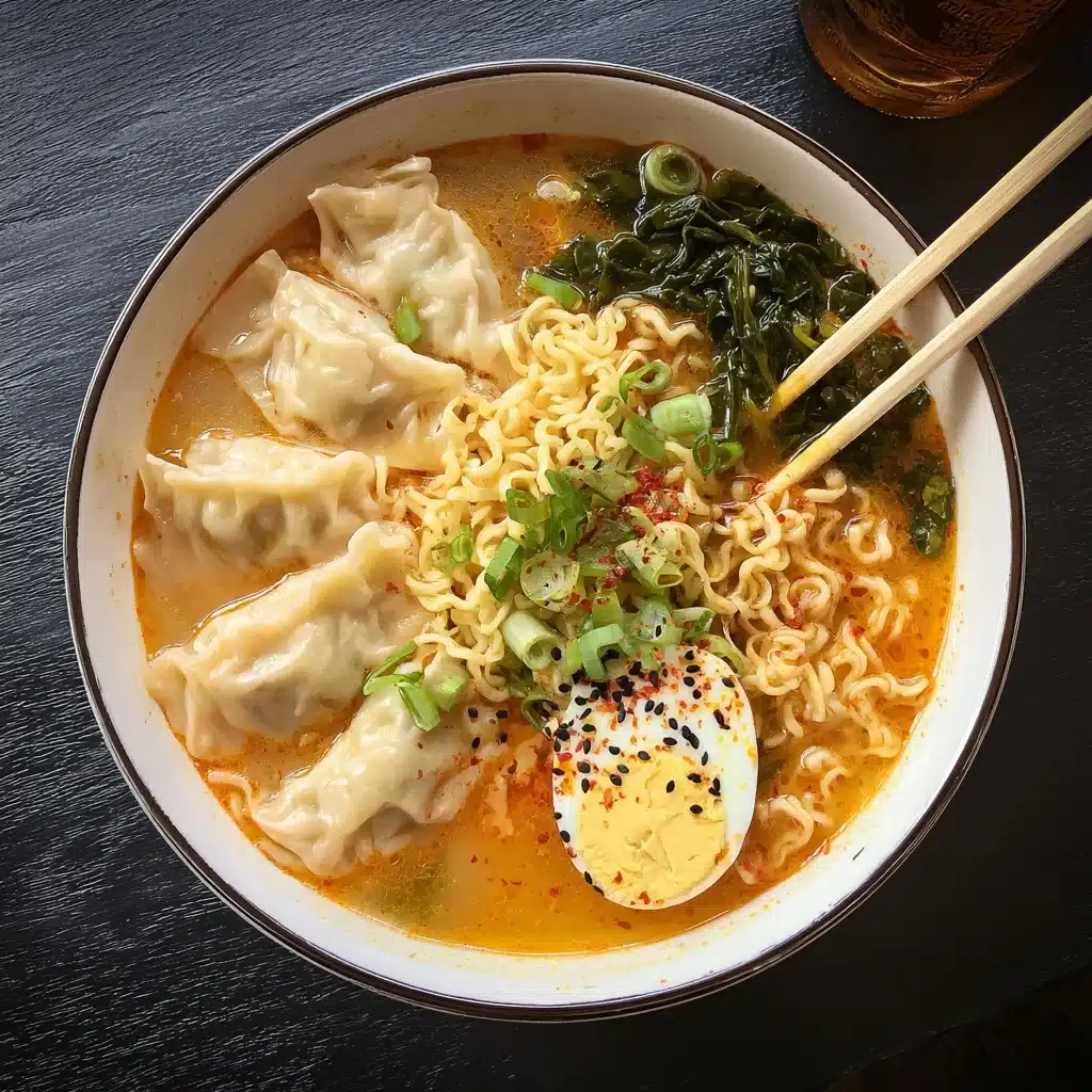 Dumpling Ramen Bowl Recipe - Recipe Image