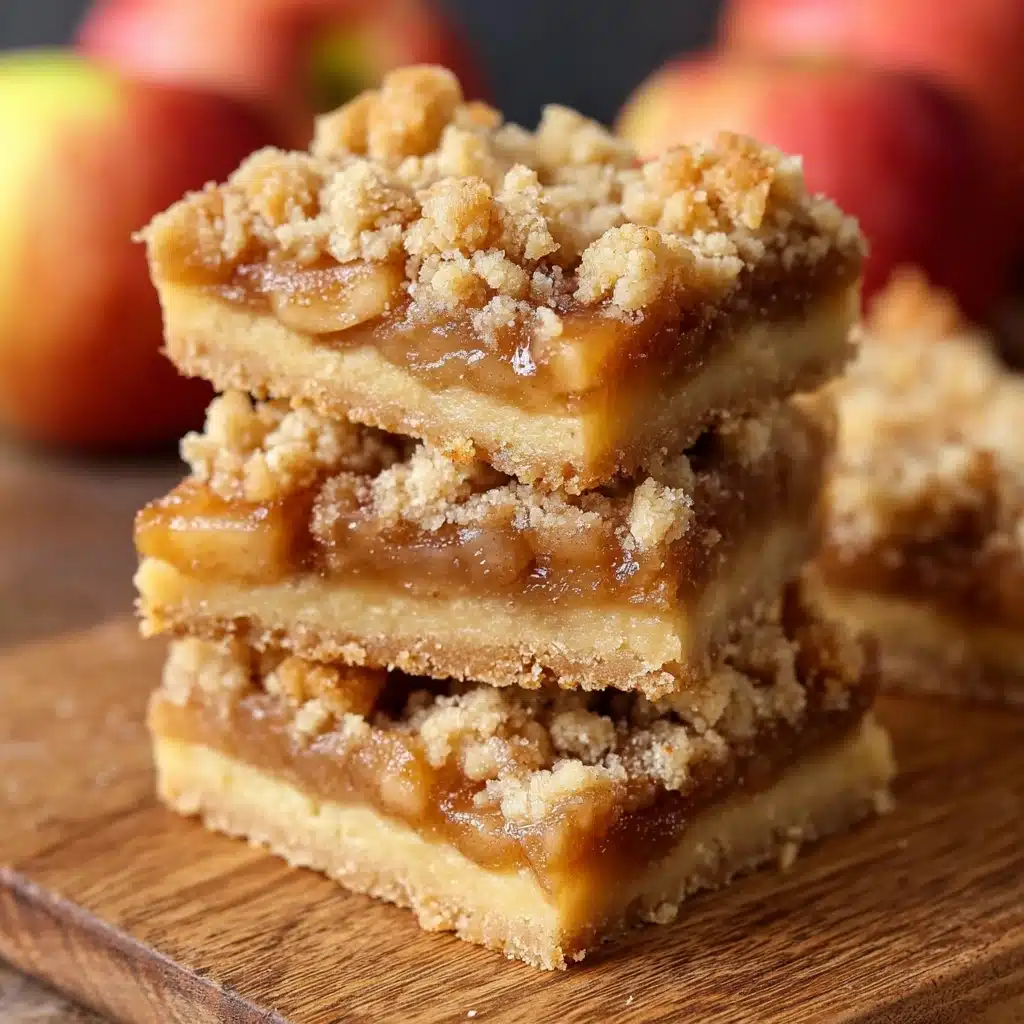 Apple Crisp Shortbread Bars Recipe