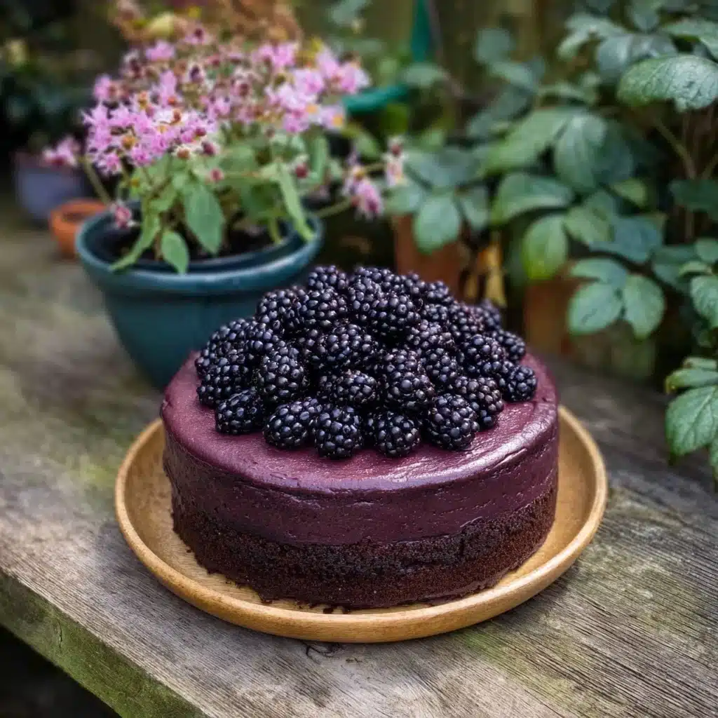 Blackberry Velvet Gothic Cake Recipe