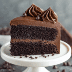 Homemade Chocolate Cake with Chocolate Frosting Recipe