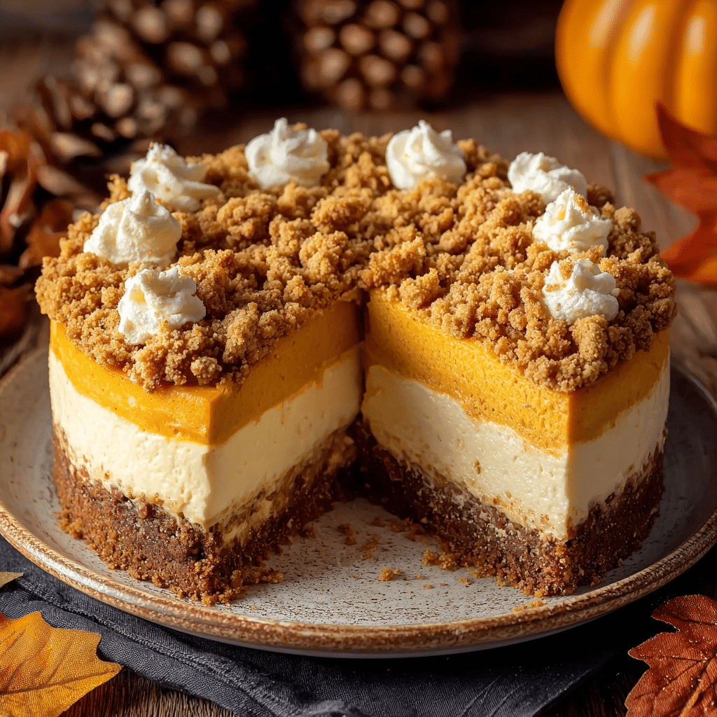Pumpkin Streusel Cheesecake Recipe - Recipe Image