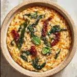 Sun-Dried Tomato Spinach Risotto Recipe