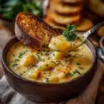 Cheddar Garlic Herb Potato Soup: Creamy Comfort in a Bowl Recipe