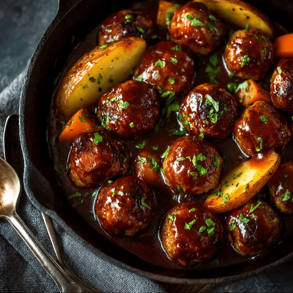 Healthy Apple Cider Turkey Meatballs Recipe - Recipe Image