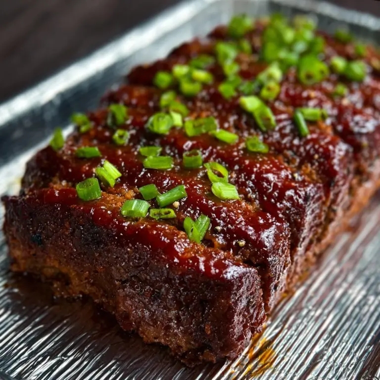 Sweet & Spicy Korean BBQ Meatloaf Recipe
