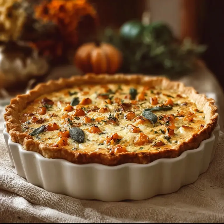 Butternut Squash & Sage Quiche