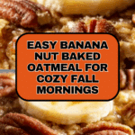 Banana Nut Baked Oatmeal Recipe