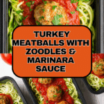 Turkey Meatballs with Zoodles and Marinara Sauce Recipe