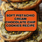 Pistachio Cream Chocolate Chip Cookies Recipe