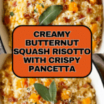 Creamy Butternut Squash Risotto with Pancetta Recipe