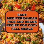 Healthy Mediterranean Rice and Beans Recipe