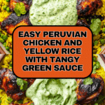 Peruvian Chicken and Rice with Green Sauce Recipe