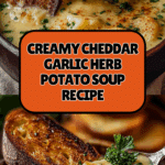 Cheddar Garlic Herb Potato Soup: Creamy Comfort in a Bowl Recipe