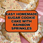 Homemade Sugar Cookie Cake Recipe