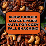 Slow Cooker Maple Spiced Nuts Recipe