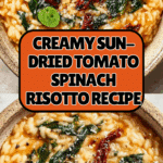 Sun-Dried Tomato Spinach Risotto Recipe
