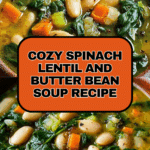 Spinach, Lentil, and Butter Bean Soup Recipe