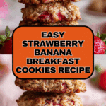 Strawberry Banana Breakfast Cookies Recipe