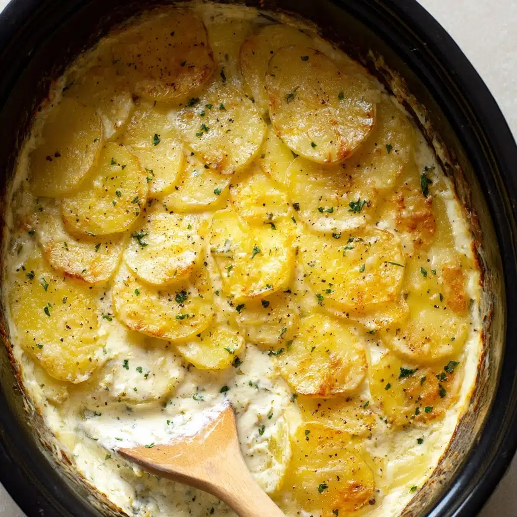 Crock Pot Scalloped potatoes Recipe - Recipe Image