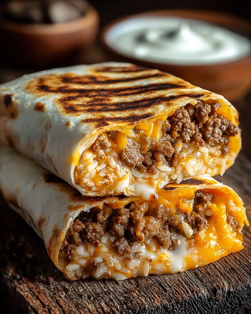 Easy Grilled Cheese Burrito Recipe