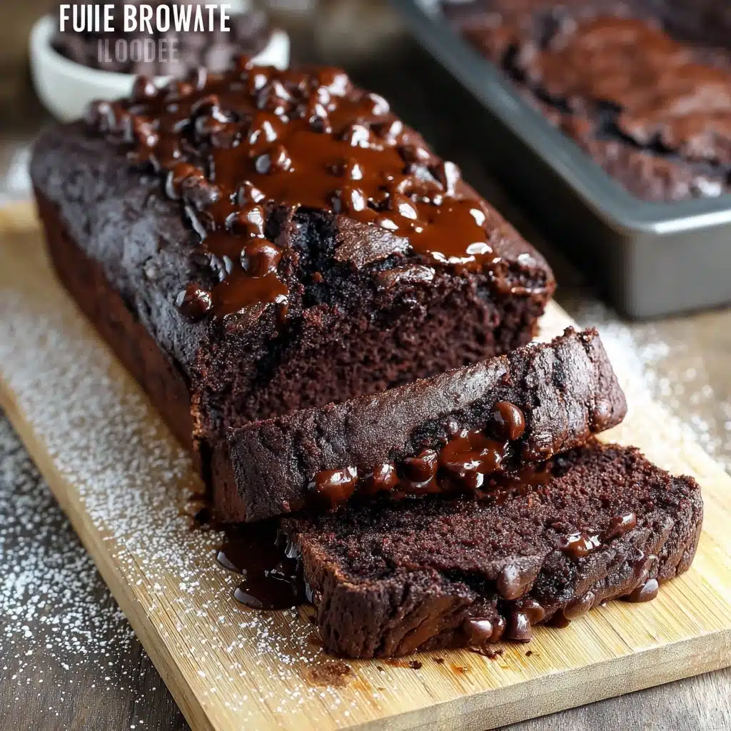 Hot Fudge Brownie Bread Recipe - Recipe Image