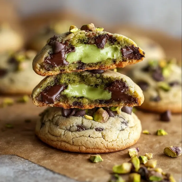 Pistachio Cream Cookies Recipe