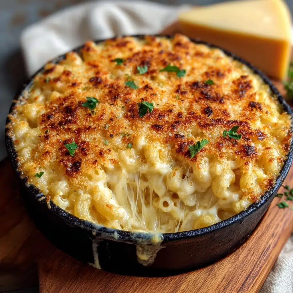 Creamy and Cheesy Baked Macaroni Recipe - Recipe Image