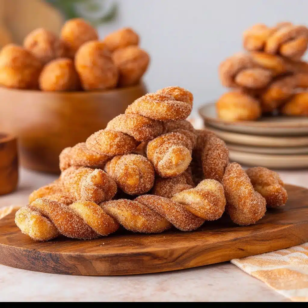 namon Sugar Twists with Cream Cheese Dip Recipe - Recipe Image