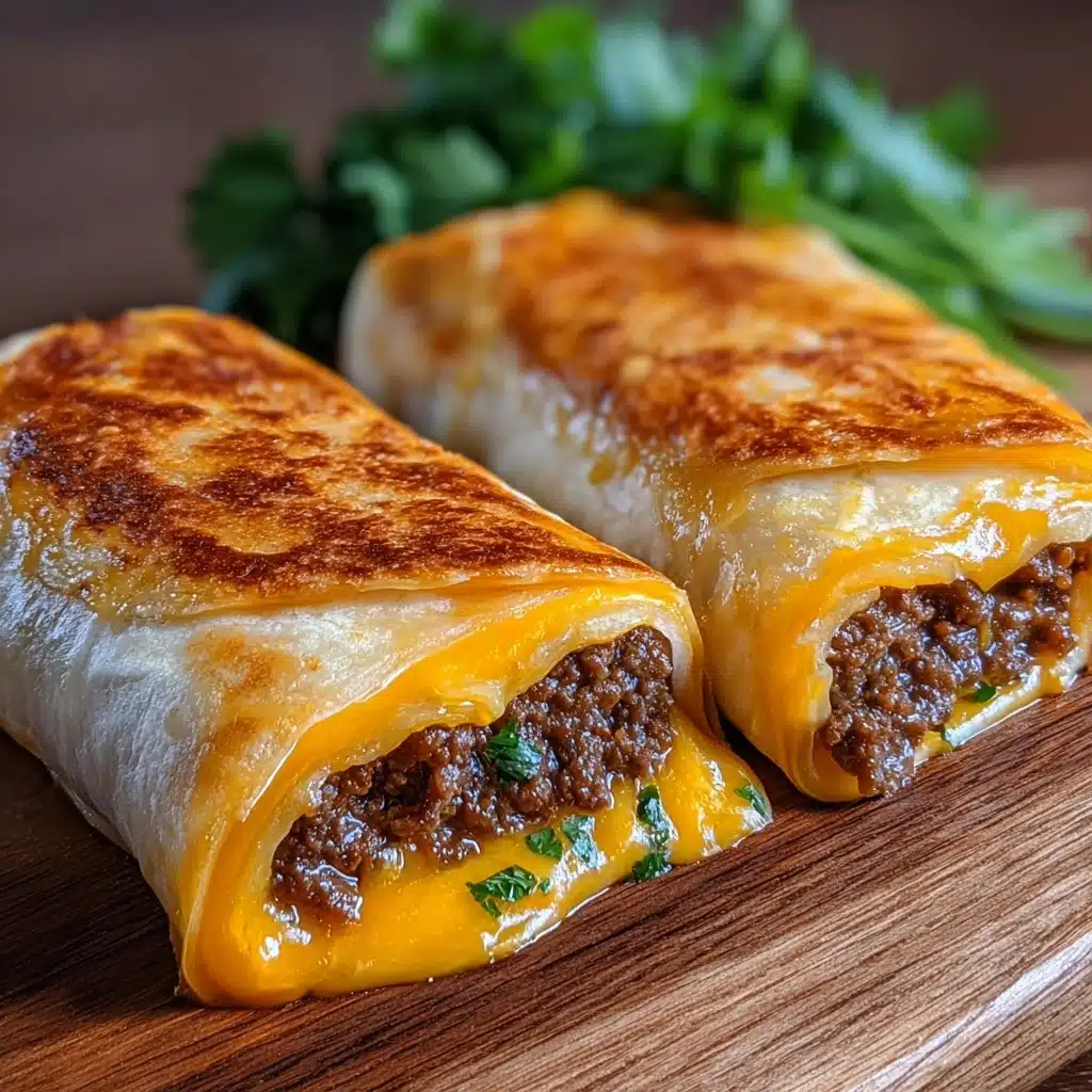 Easy Garlic Butter Beef Cheeseburger Rollups Recipe - Recipe Image