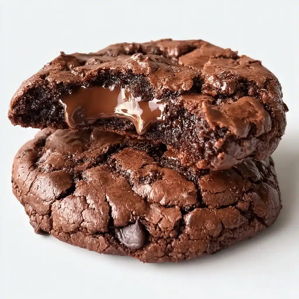 Dark Chocolate Espresso Brownie Cookies Recipe - Recipe Image
