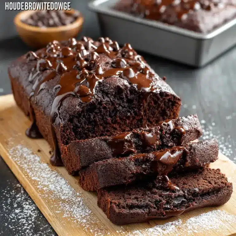 Hot Fudge Brownie Bread Recipe