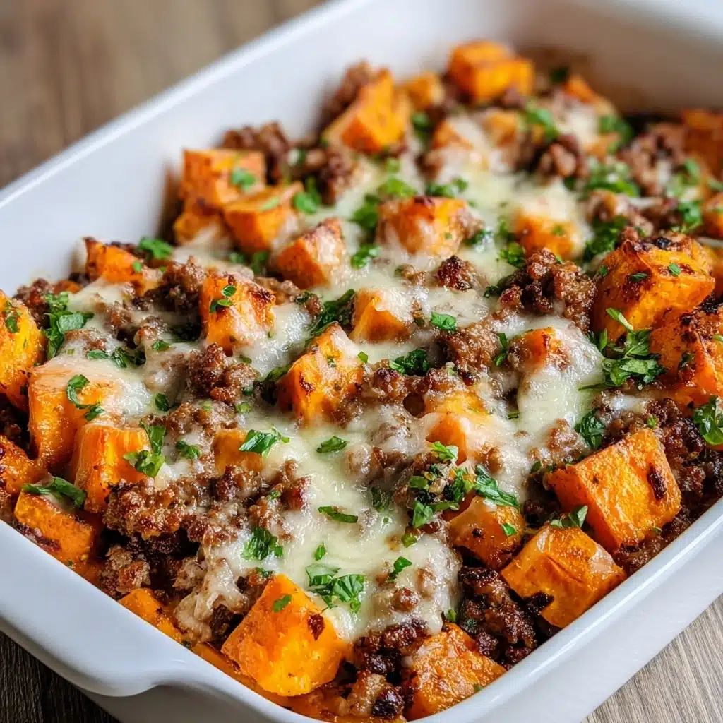 Once everything is cooked through, transfer the mixture to the prepared baking dish and spread it out evenly Recipe - Recipe Image