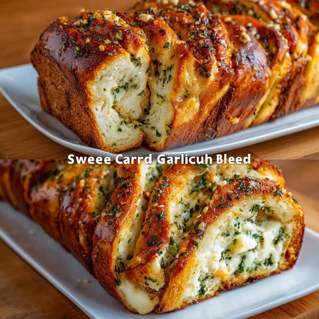 Swirled Garlic Herb And Cheese Bread Recipe - Recipe Image