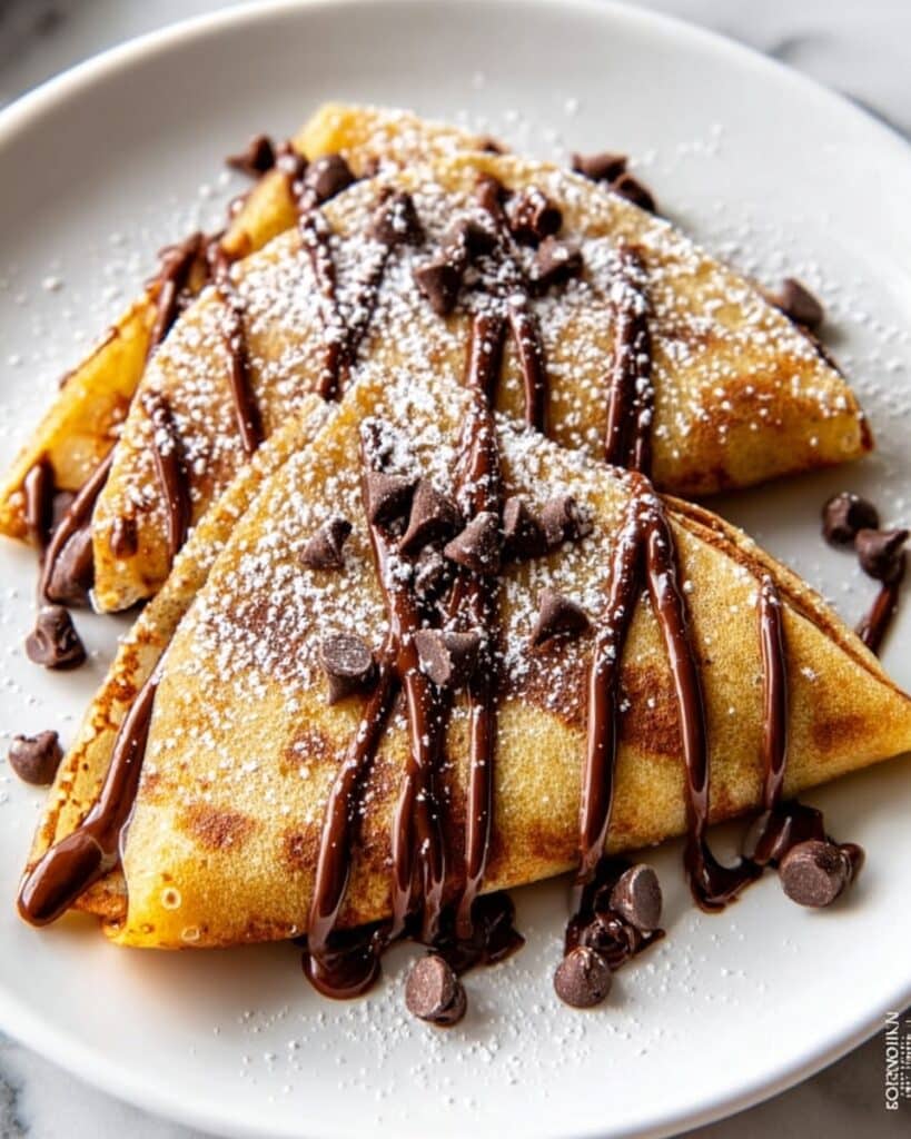Pumpkin Crepes with Nutella and Spiced Pumpkin Filling Recipe