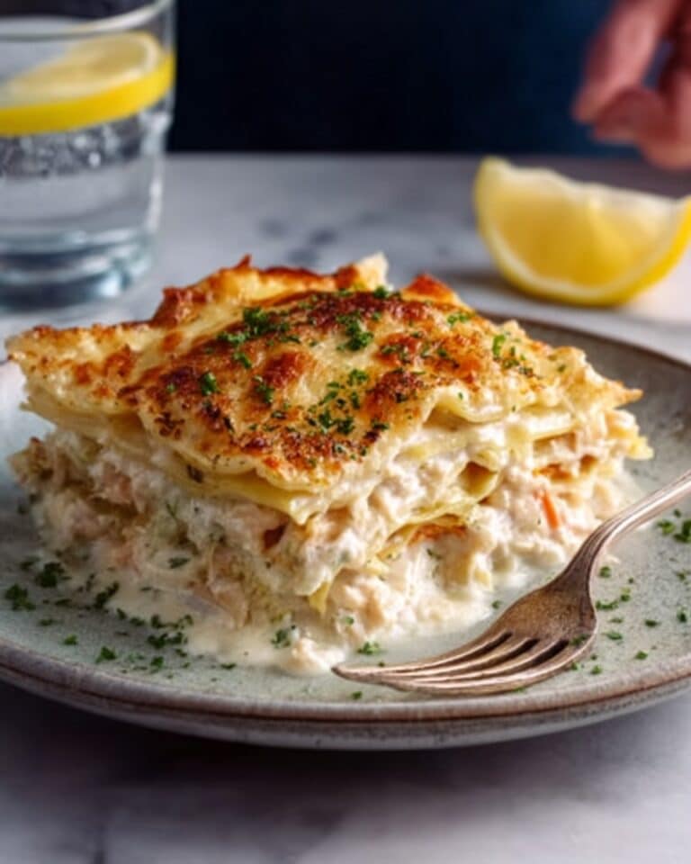 Seafood Lasagna with Shrimp and Crab Recipe