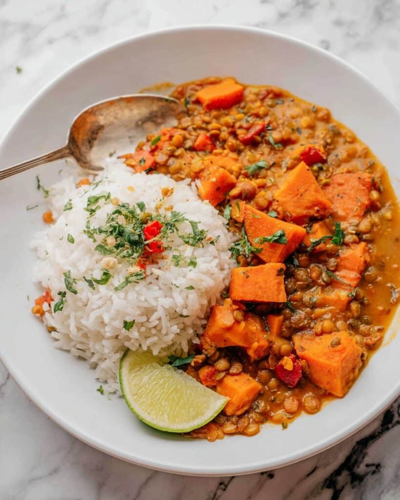 Sweet Potato Red Lentil Curry Recipe