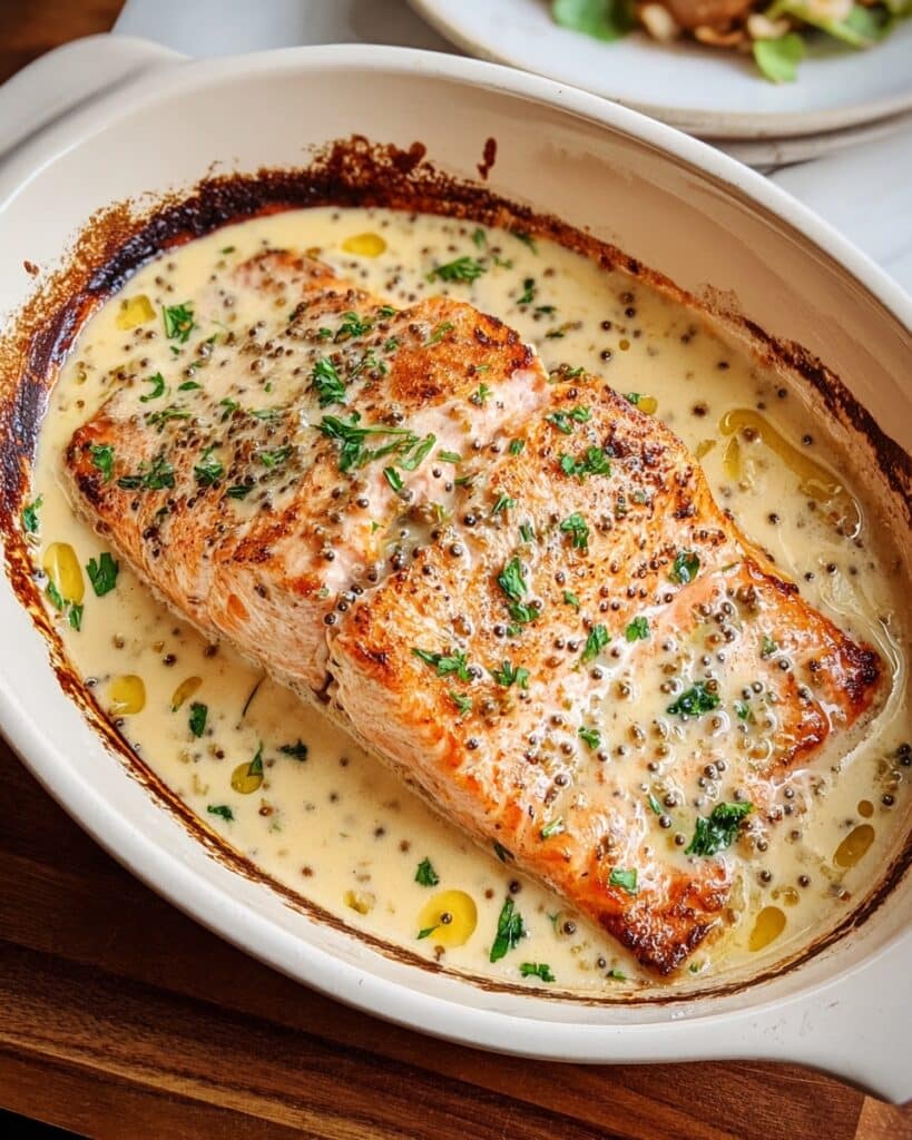 Baked Boursin Salmon Recipe