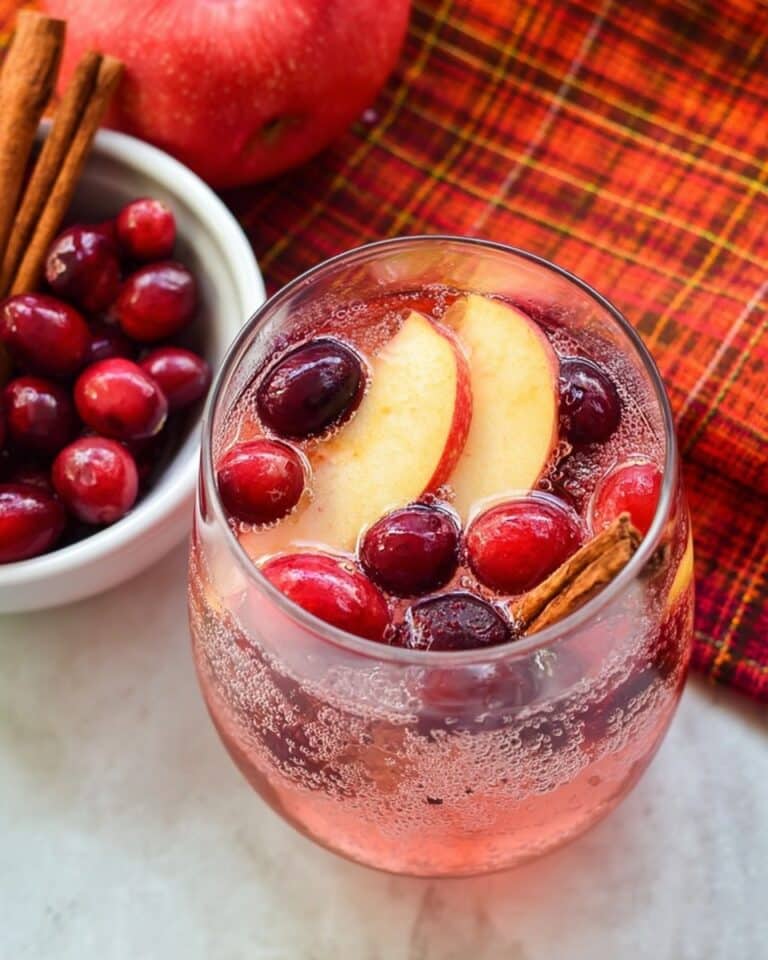 Cinnamon Apple Cranberry Mimosa Recipe