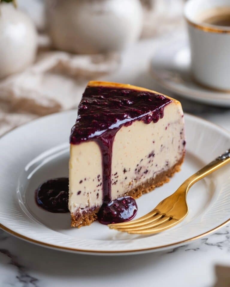 Mulberry & Earl Grey Cheesecake Recipe