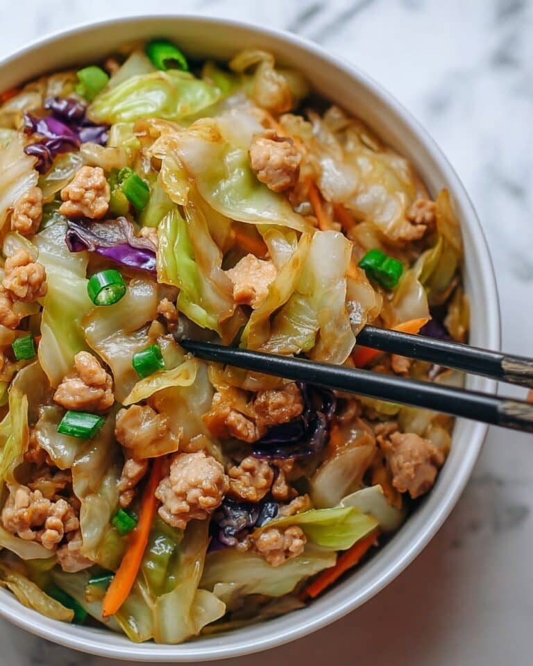 Egg Roll Bowls with Chicken and Cabbage Recipe