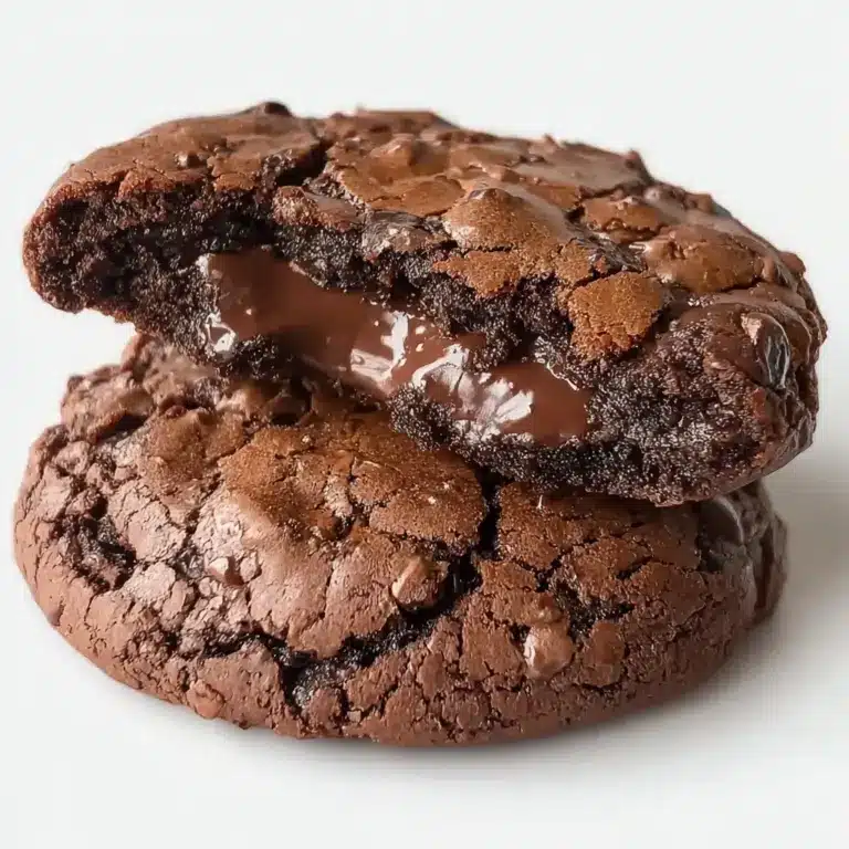 Dark Chocolate Espresso Brownie Cookies Recipe