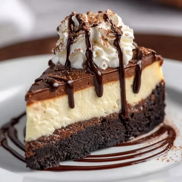 Brownie Bottom Cheesecake Recipe