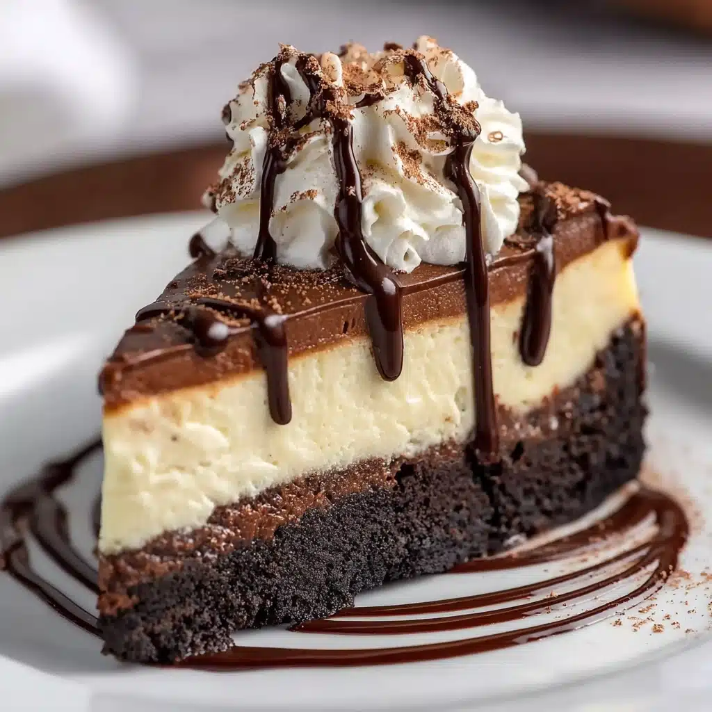 Brownie Bottom Cheesecake Recipe - Recipe Image