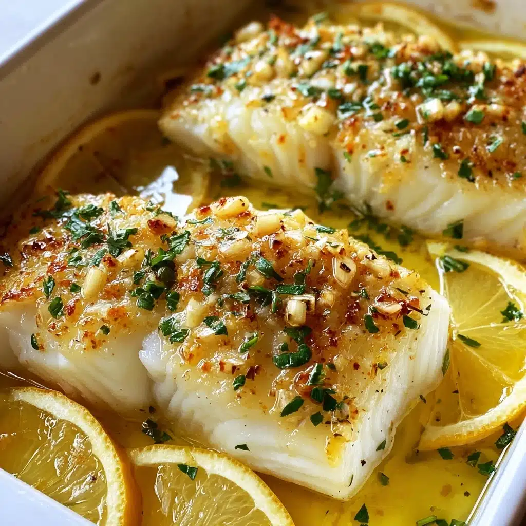 Garlic Butter Baked Cod Delicious and Simple Recipe