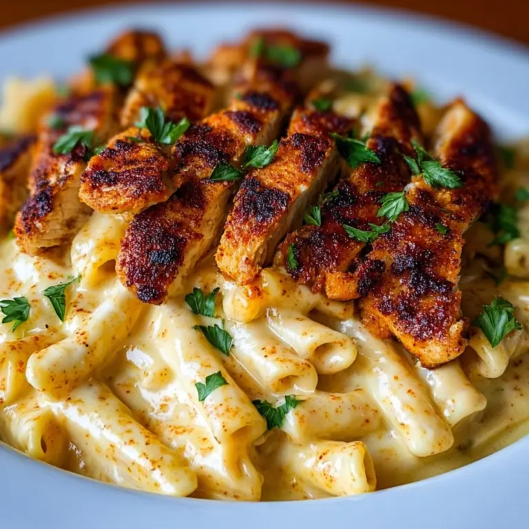 Cajun Chicken Pasta in Creamy Parmesan Garlic Sauce Recipe