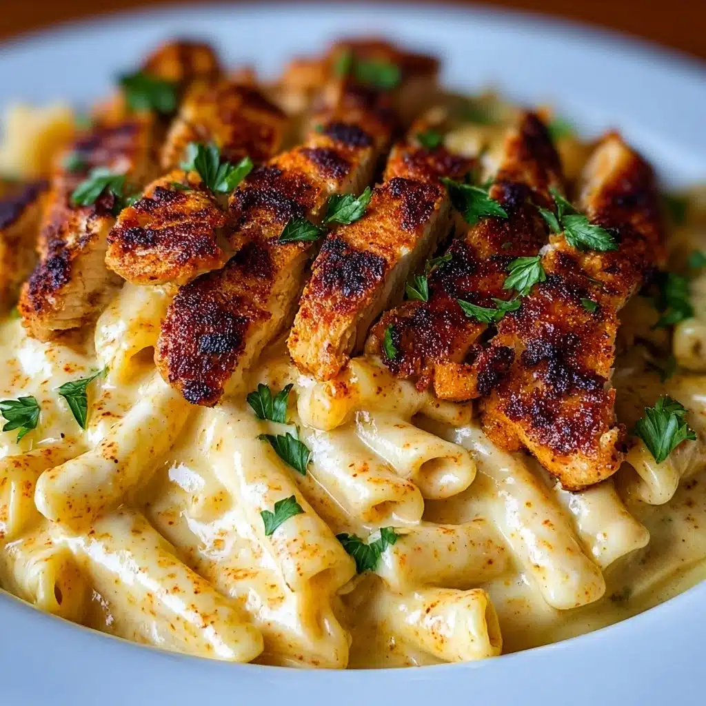 Cajun Chicken Pasta in Creamy Parmesan Garlic Sauce Recipe