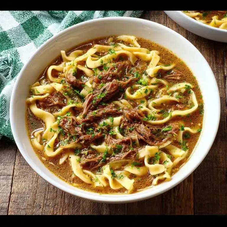 Slow Cooker Beef and Noodles Recipe