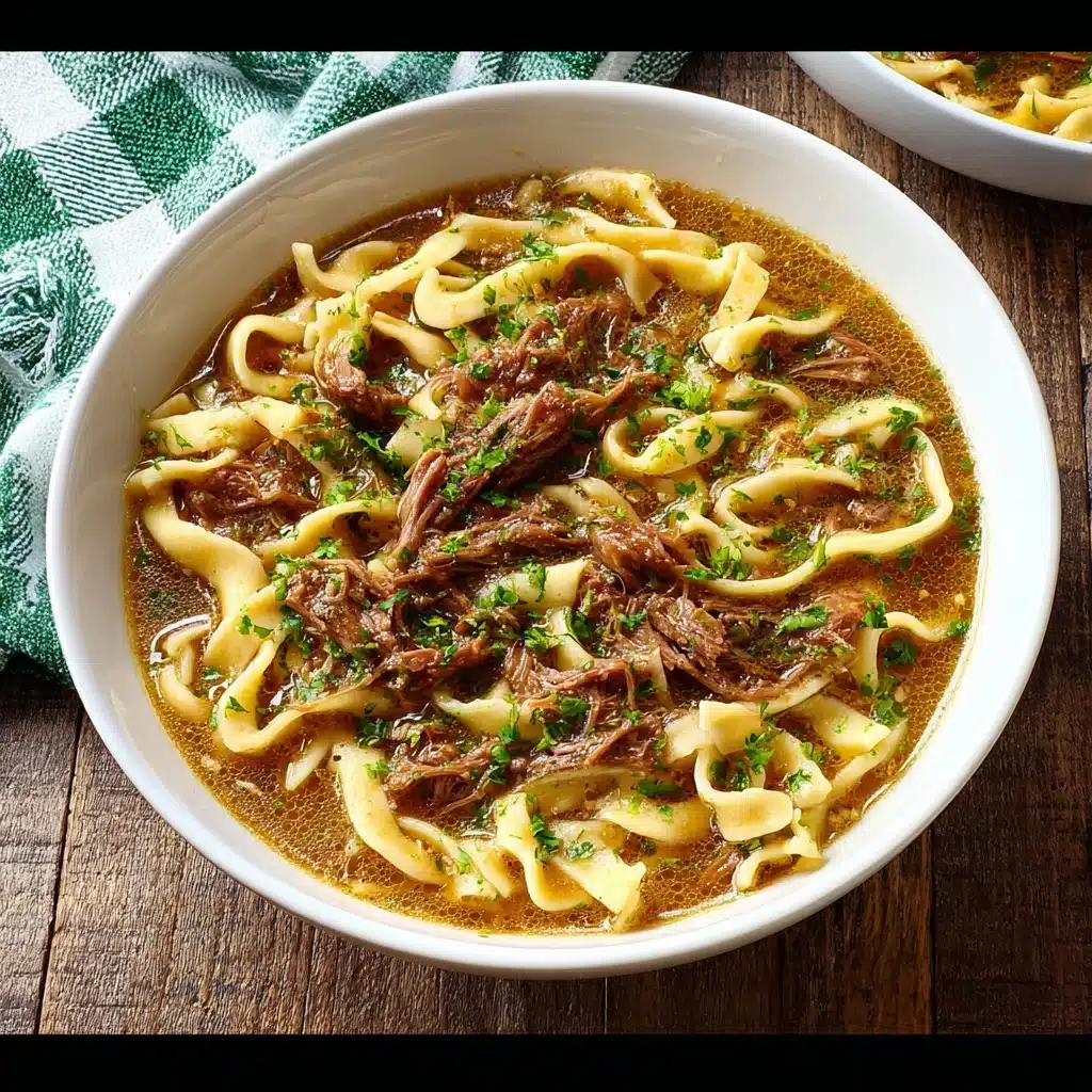 Slow Cooker Beef and Noodles Recipe