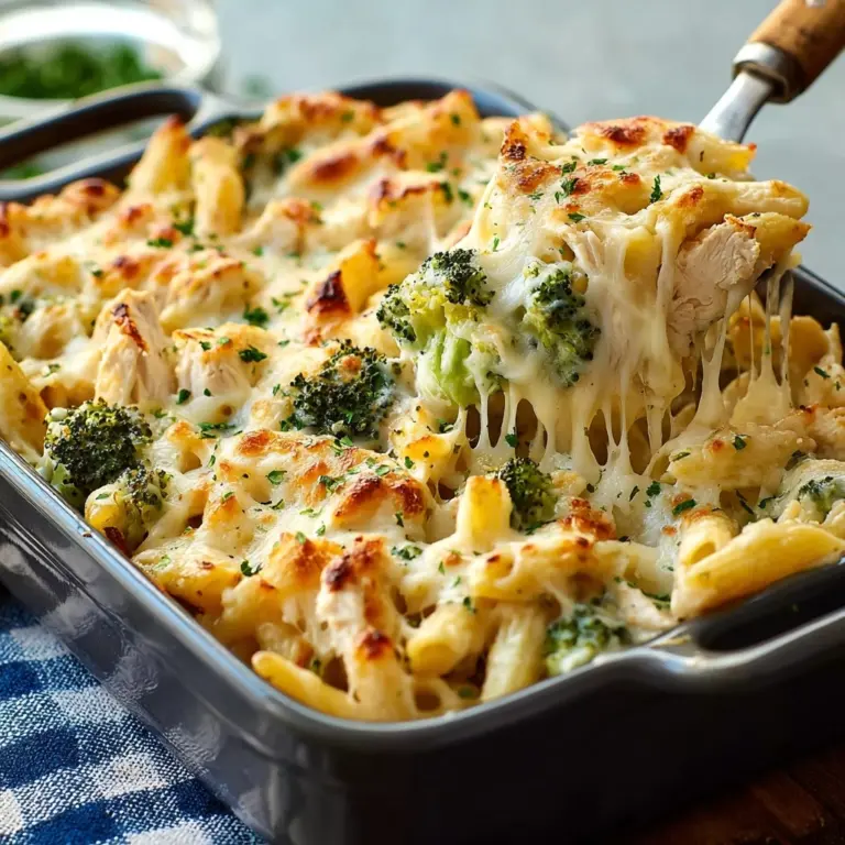 Chicken and Broccoli Alfredo Bake Recipe