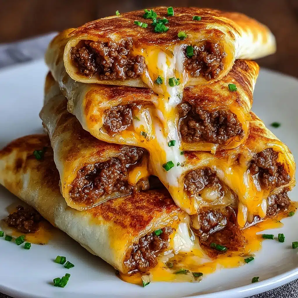 Loaded Cheesy Pocket Tacos Recipe - Recipe Image